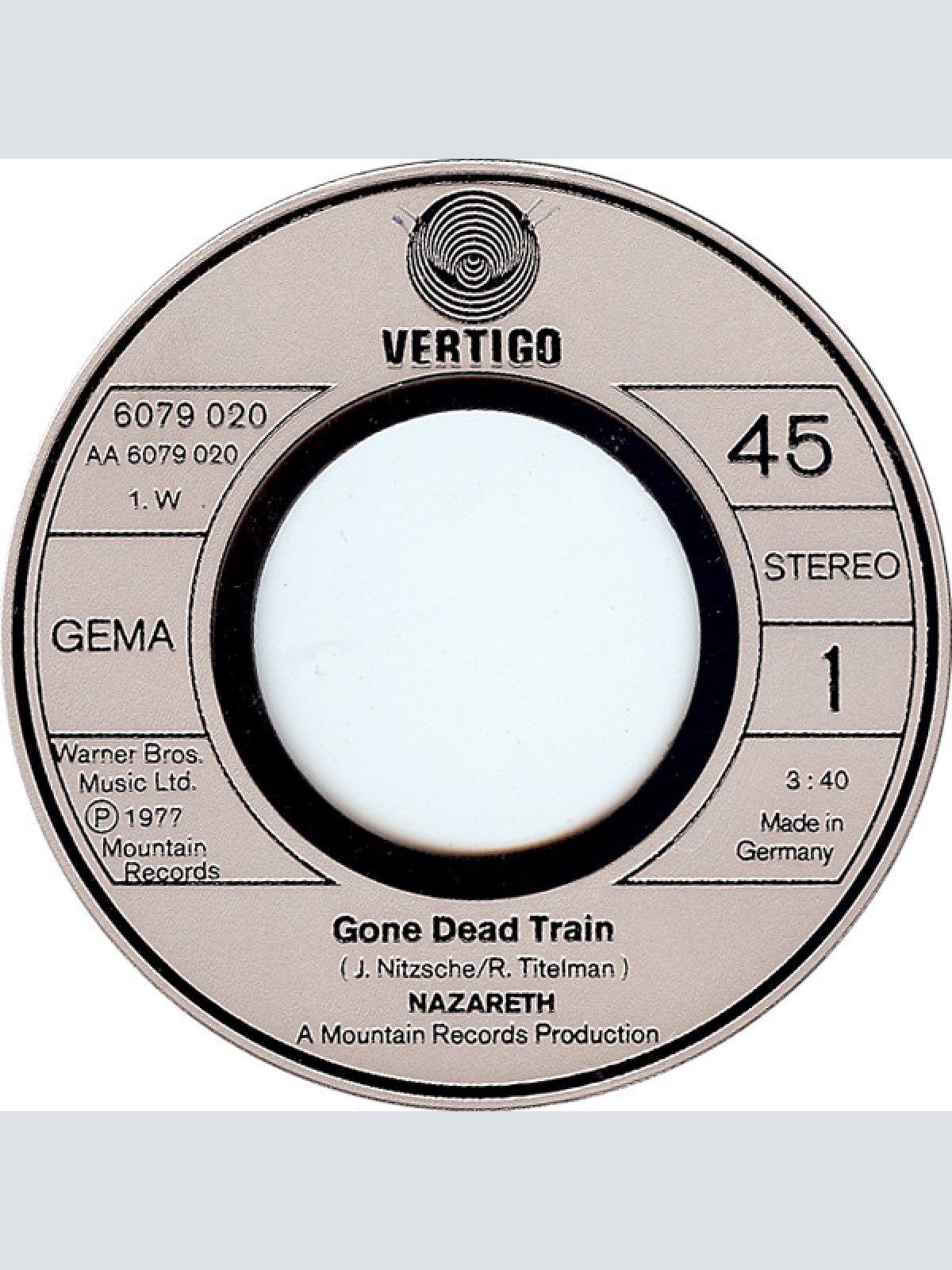 Vinyl / Nazareth (2) - Gone Dead Train