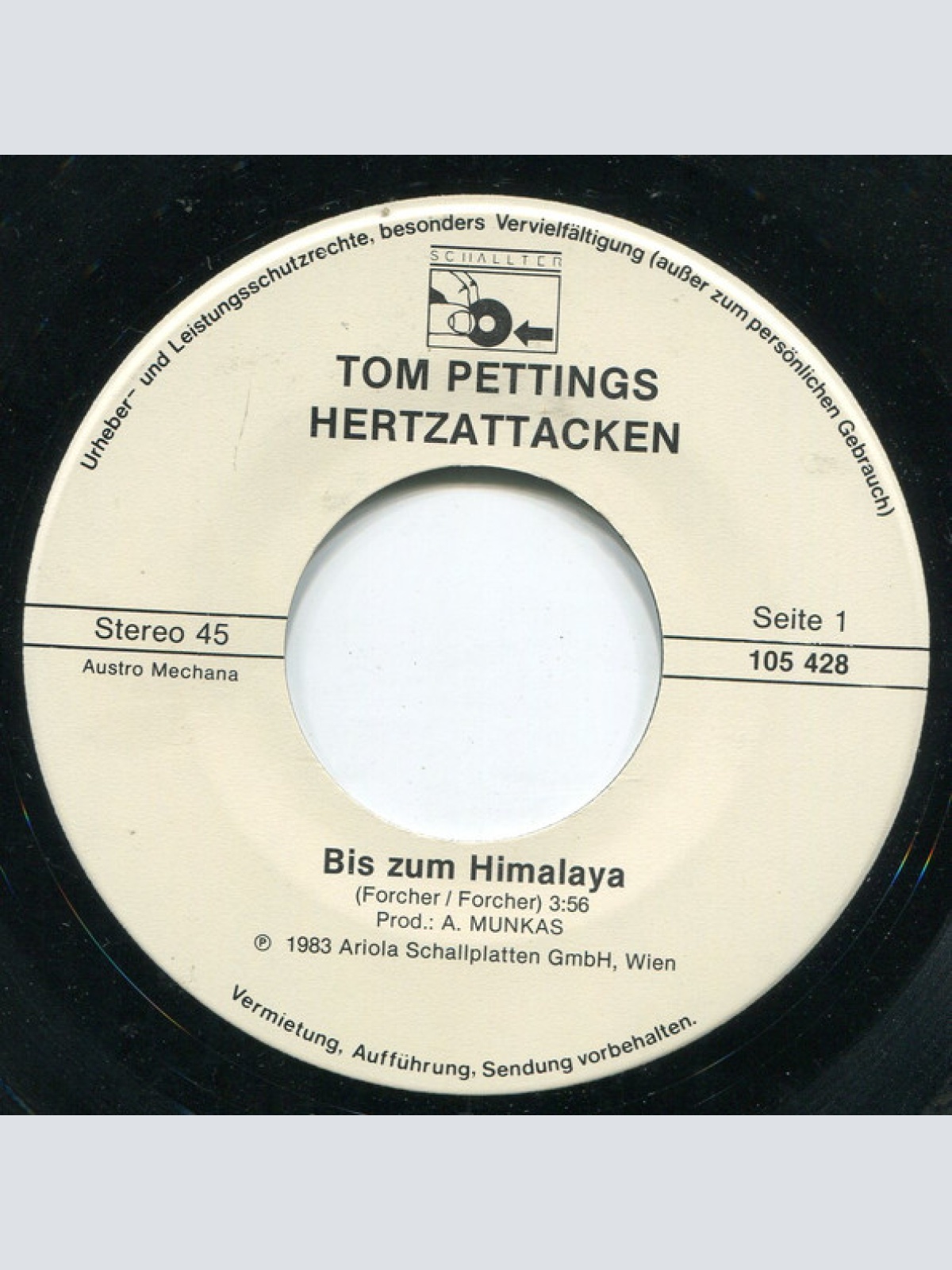 Vinyl / Tom Pettings Hertzattacken - Bis Zum Himalaya