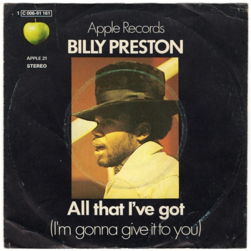 Vinyl / Billy Preston - All That I've Got (I'm Gonna Give It To You) / As I Get Older