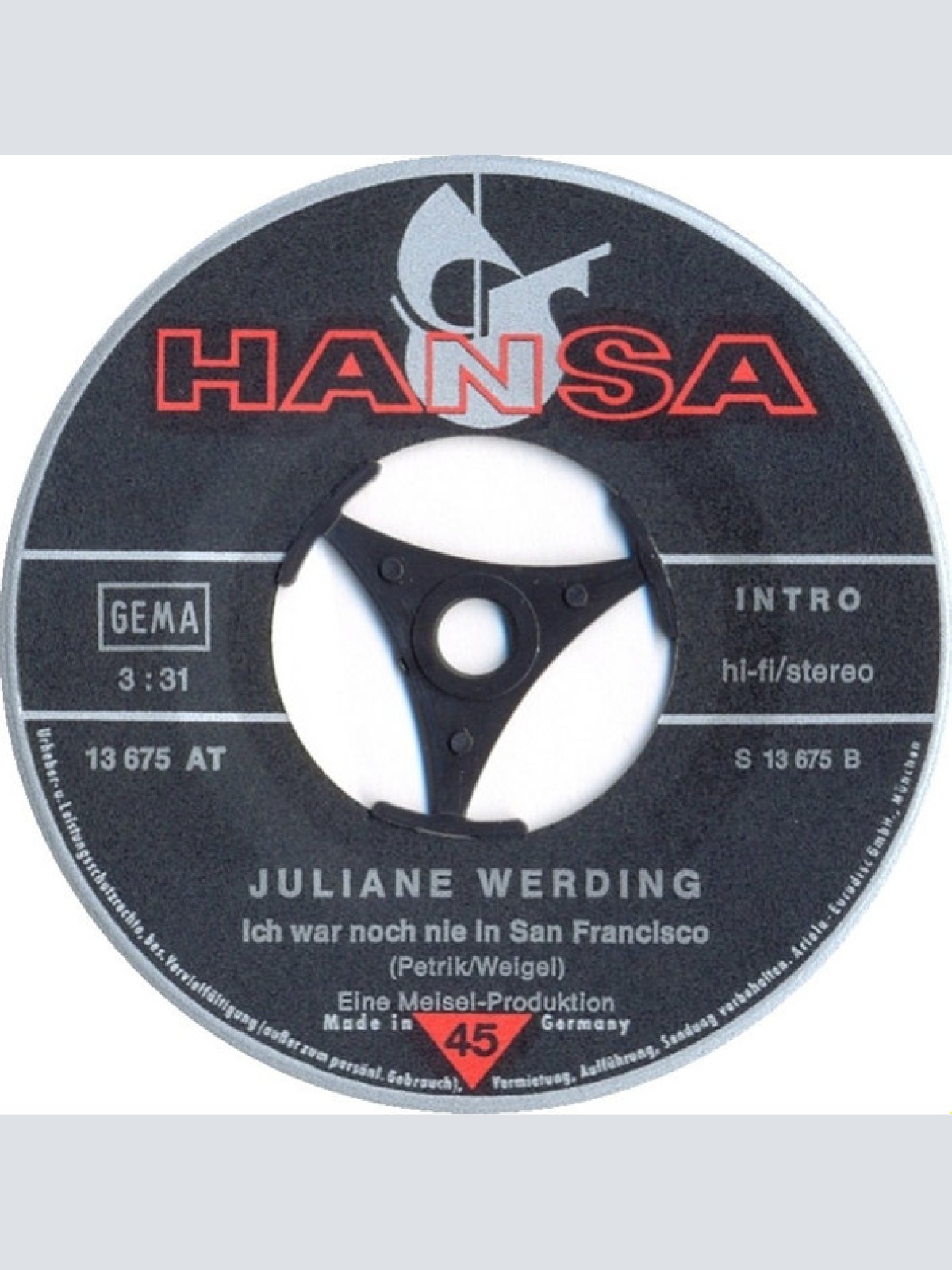 Vinyl / Juliane Werding - Wenn Ich Ein Adler Wär