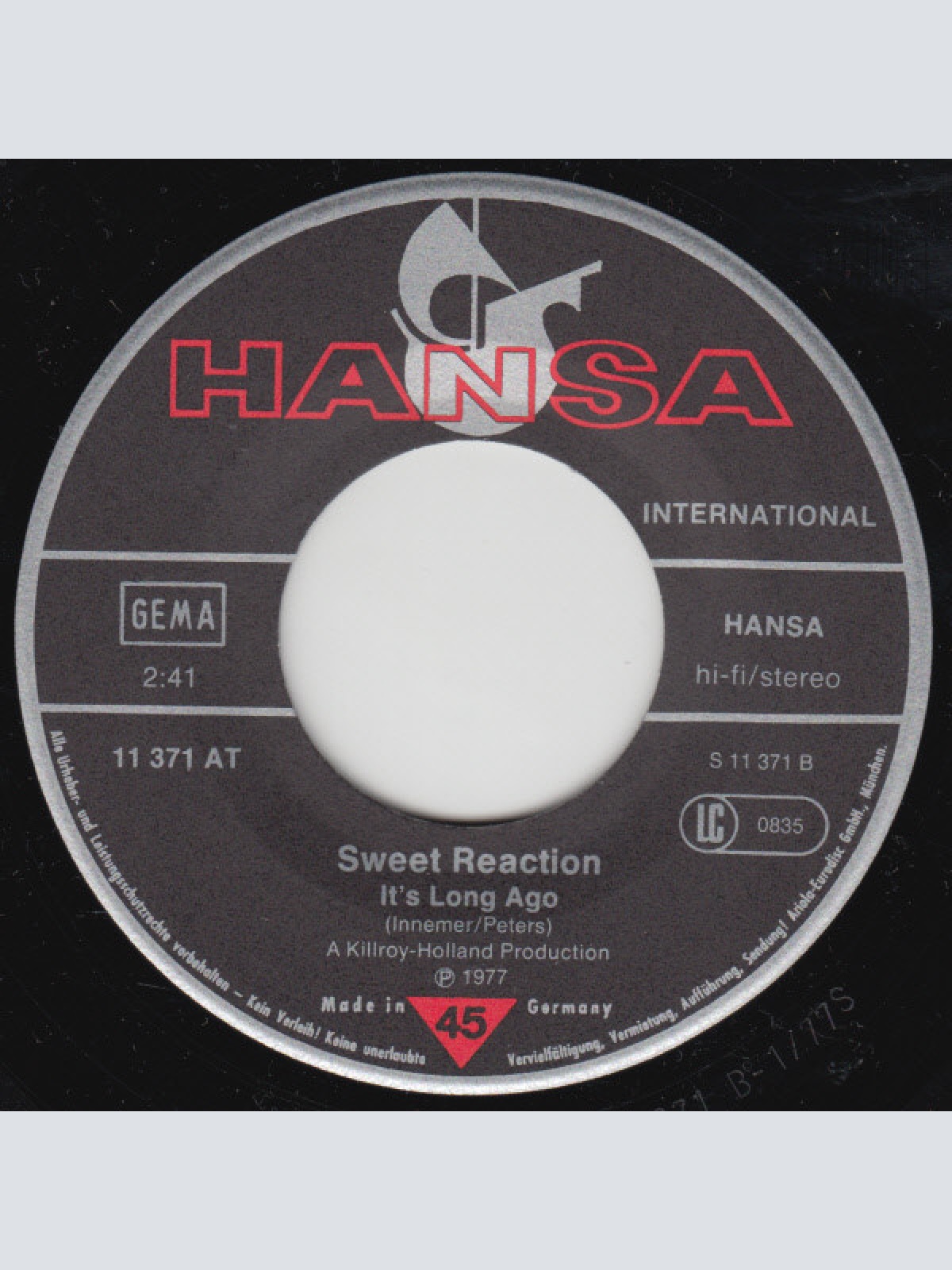 Vinyl / Sweet Reaction - Daddy