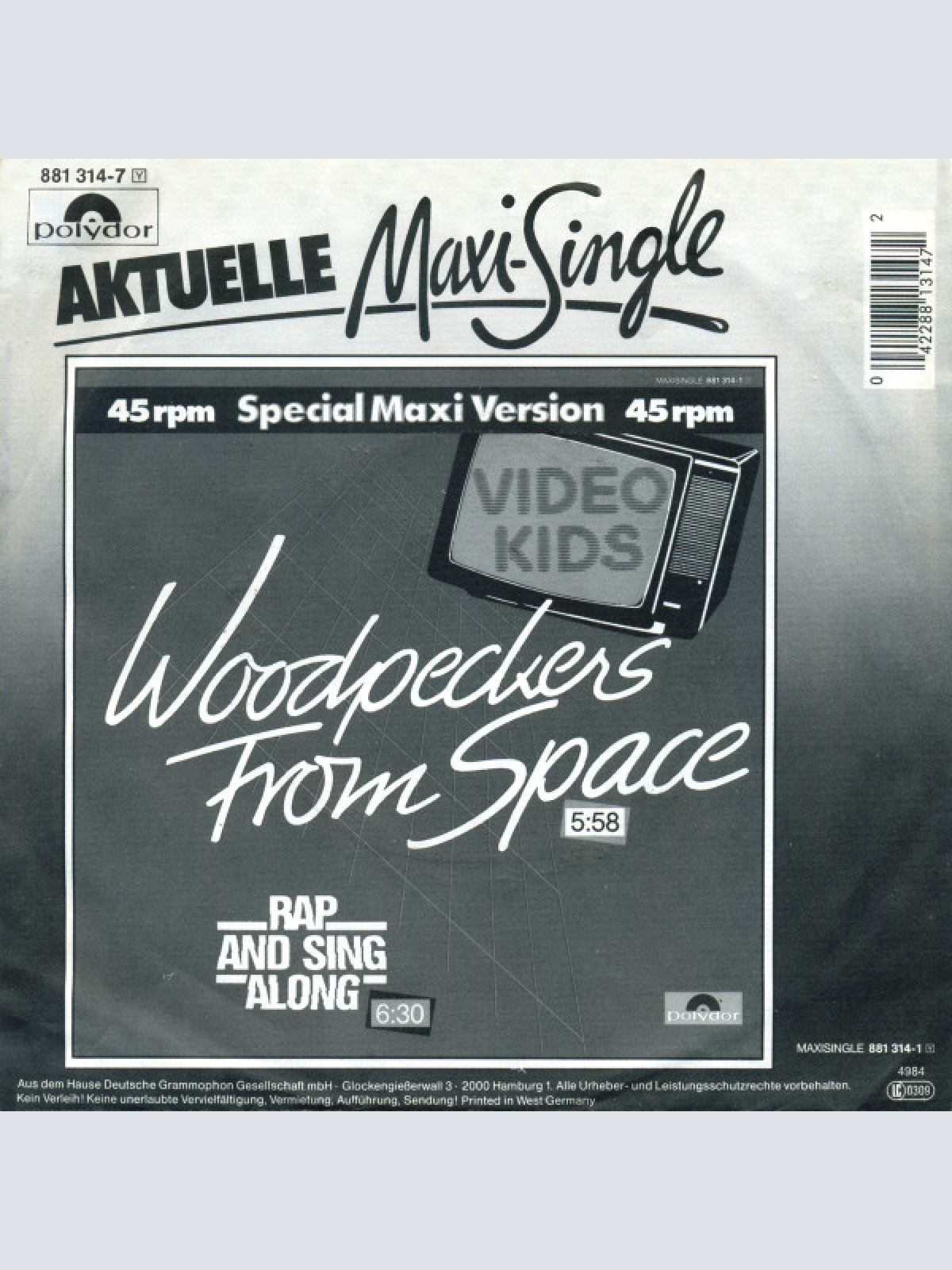 Vinyl / Video Kids - Woodpeckers From Space