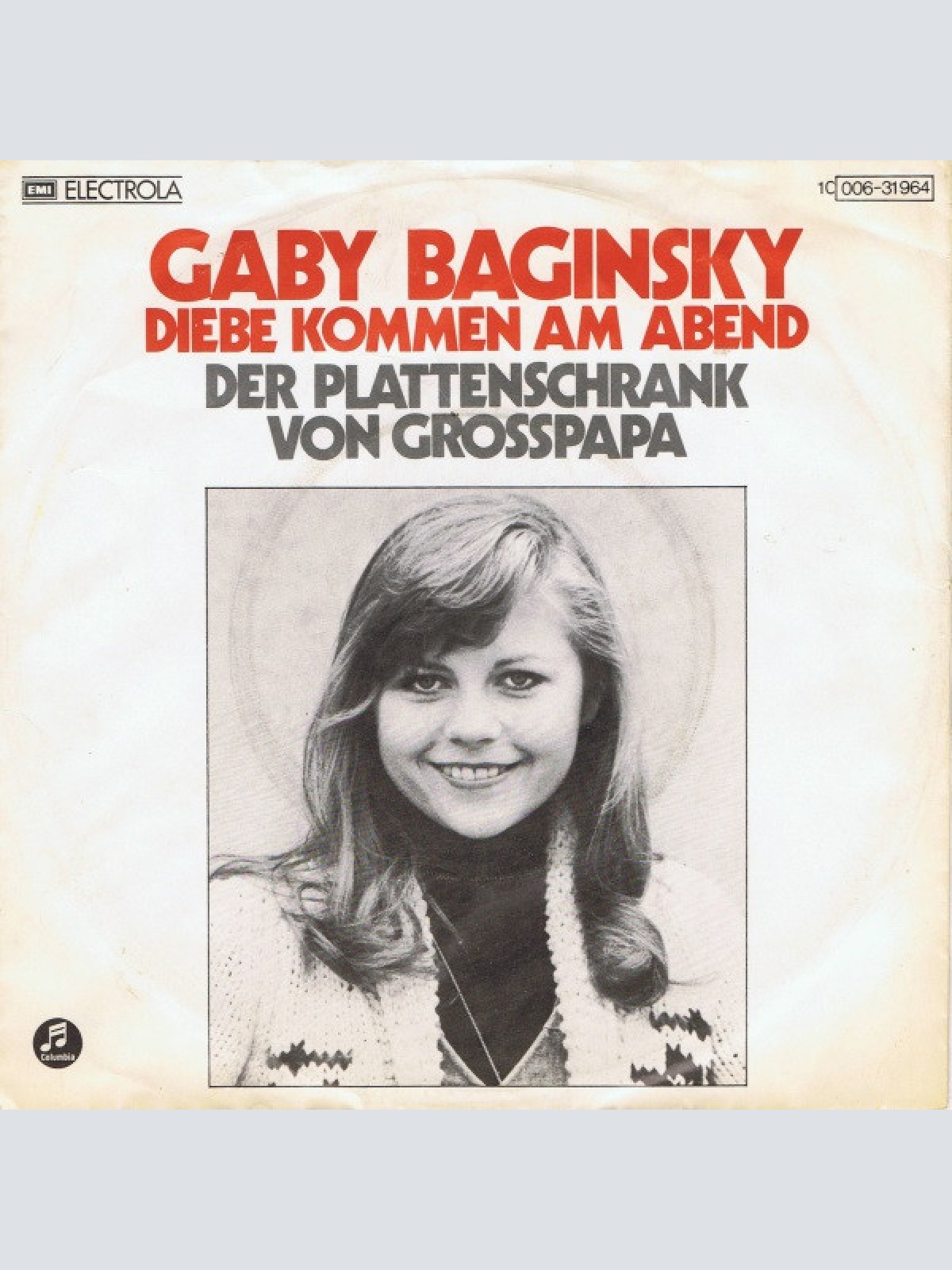 Vinyl / Gaby Baginsky - Diebe Kommen Am Abend / Der Plattenschrank Von Grosspapa