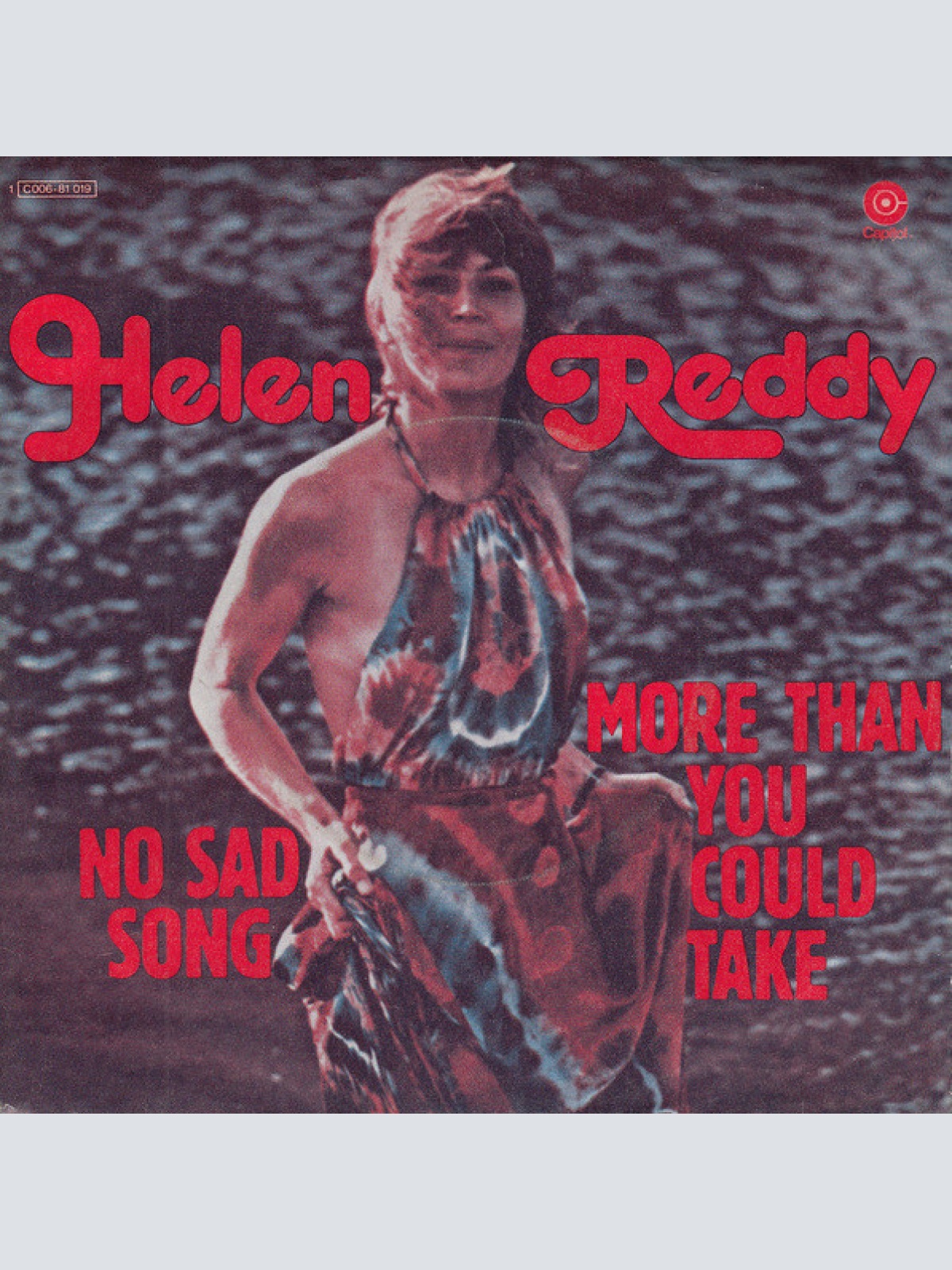 Vinyl / Helen Reddy - No Sad Song / More Than You Could Take