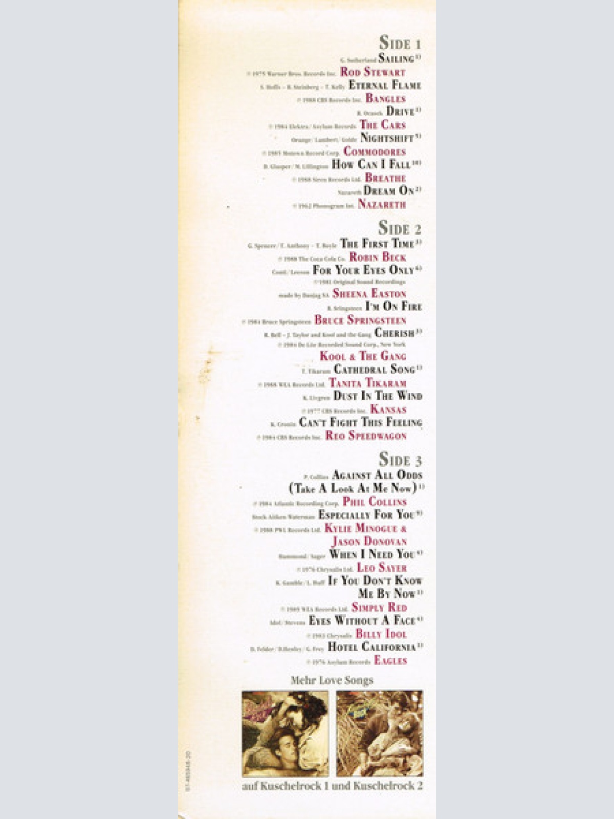 Vinyl / Various - Kuschelrock 3