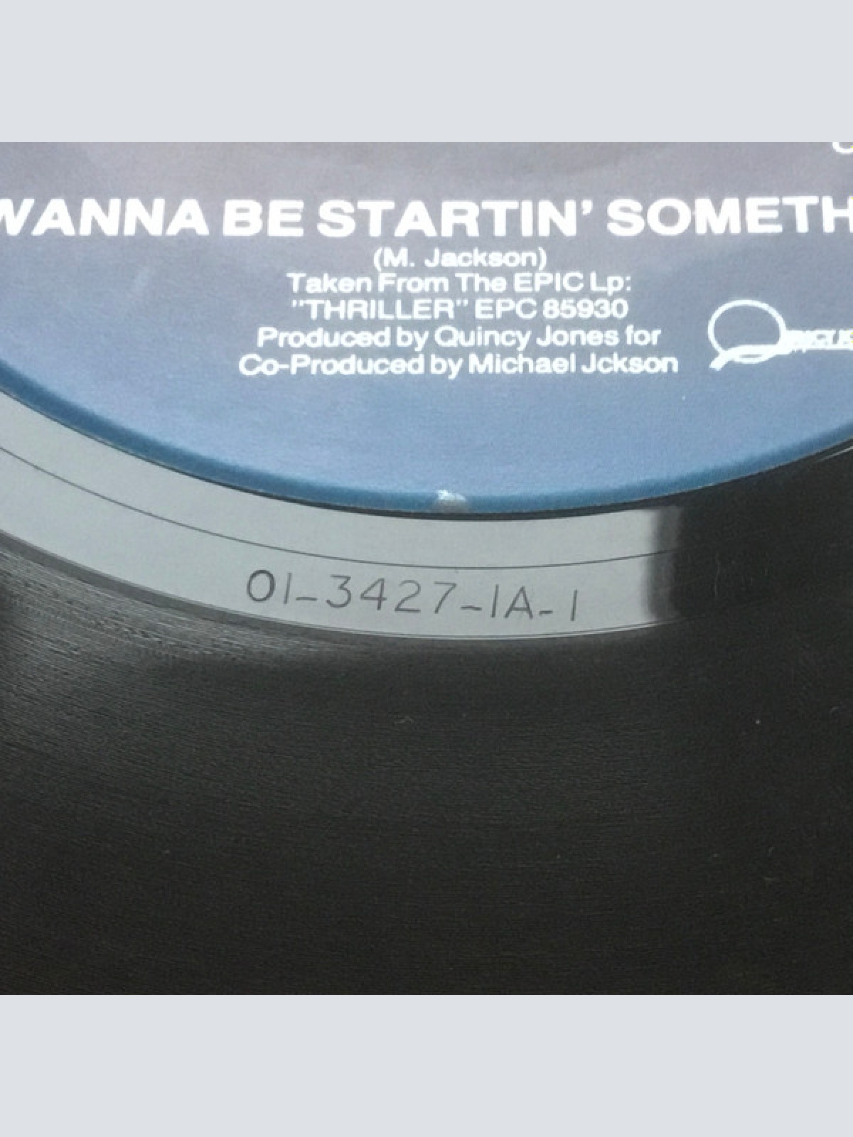 Vinyl / Michael Jackson - Wanna Be Startin' Somethin'