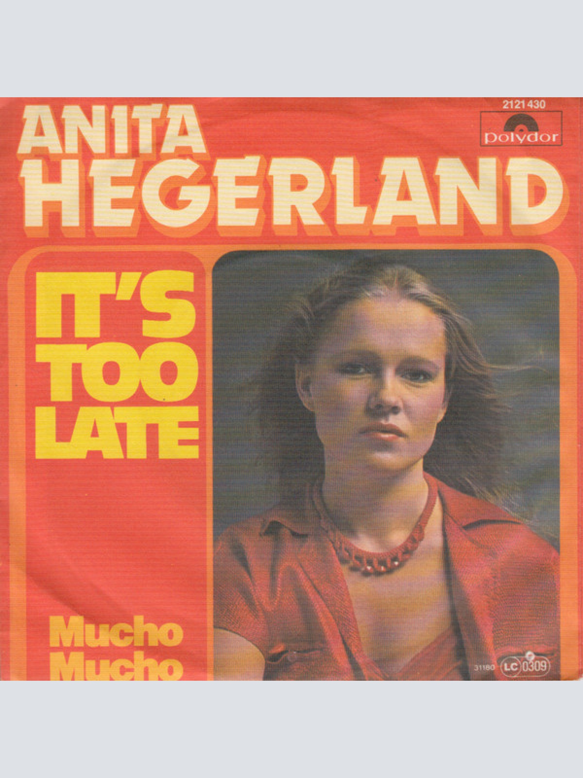 Vinyl / Anita Hegerland - It's Too Late