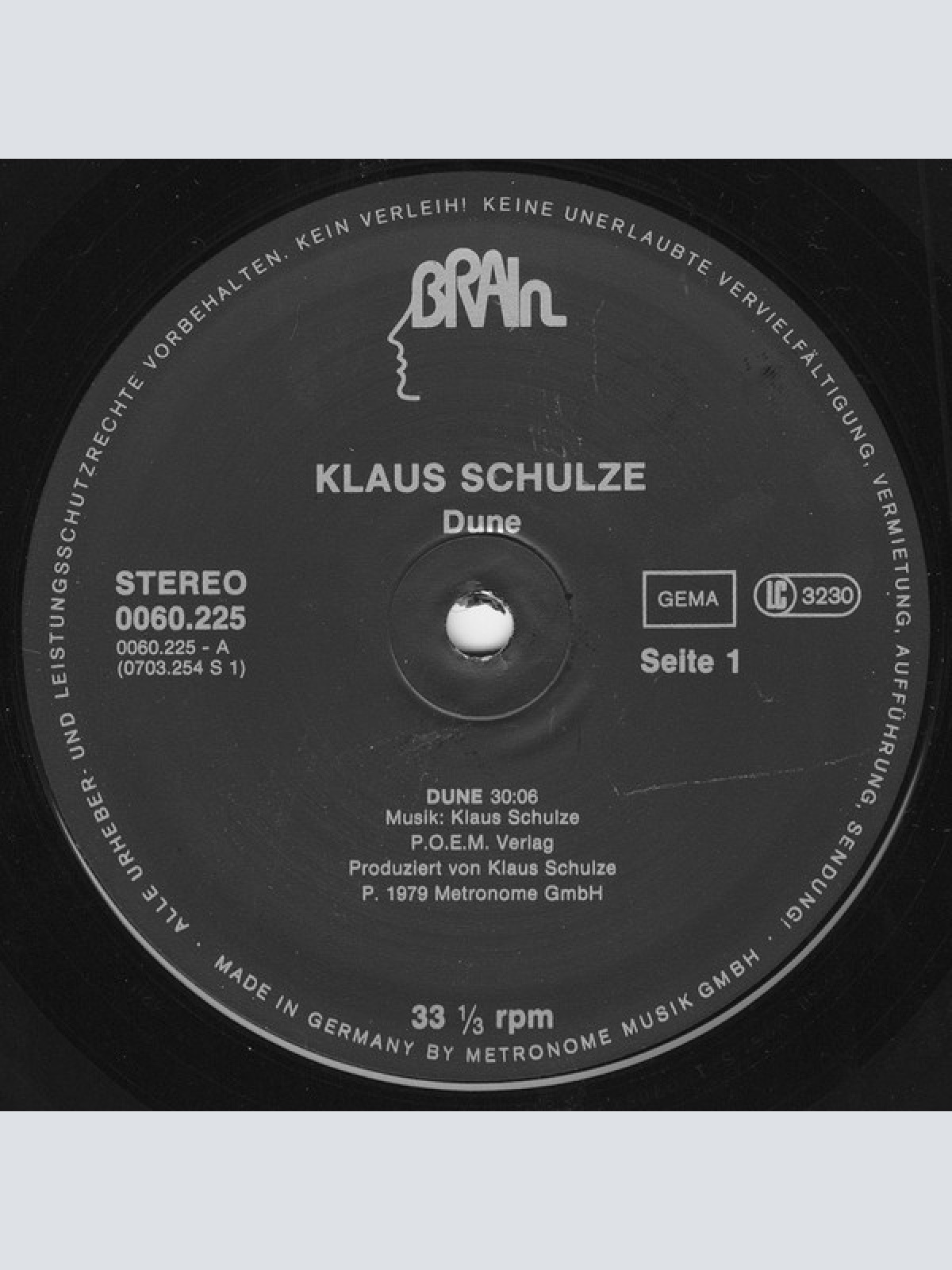 Vinyl / Klaus Schulze - Dune