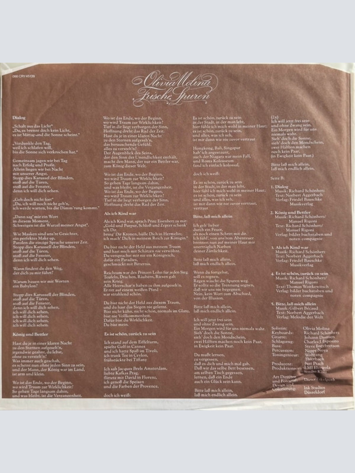 Vinyl / Olivia Molina - Frische Spuren