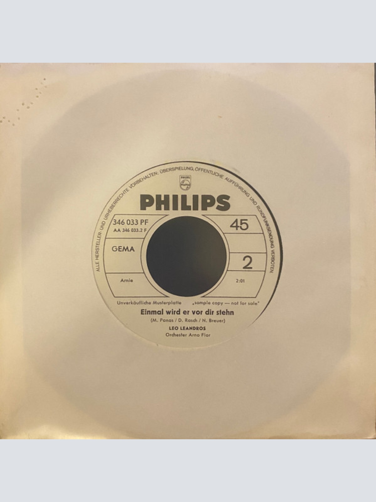 Vinyl / Leo Leandros - Allein Sein Ist Schwer