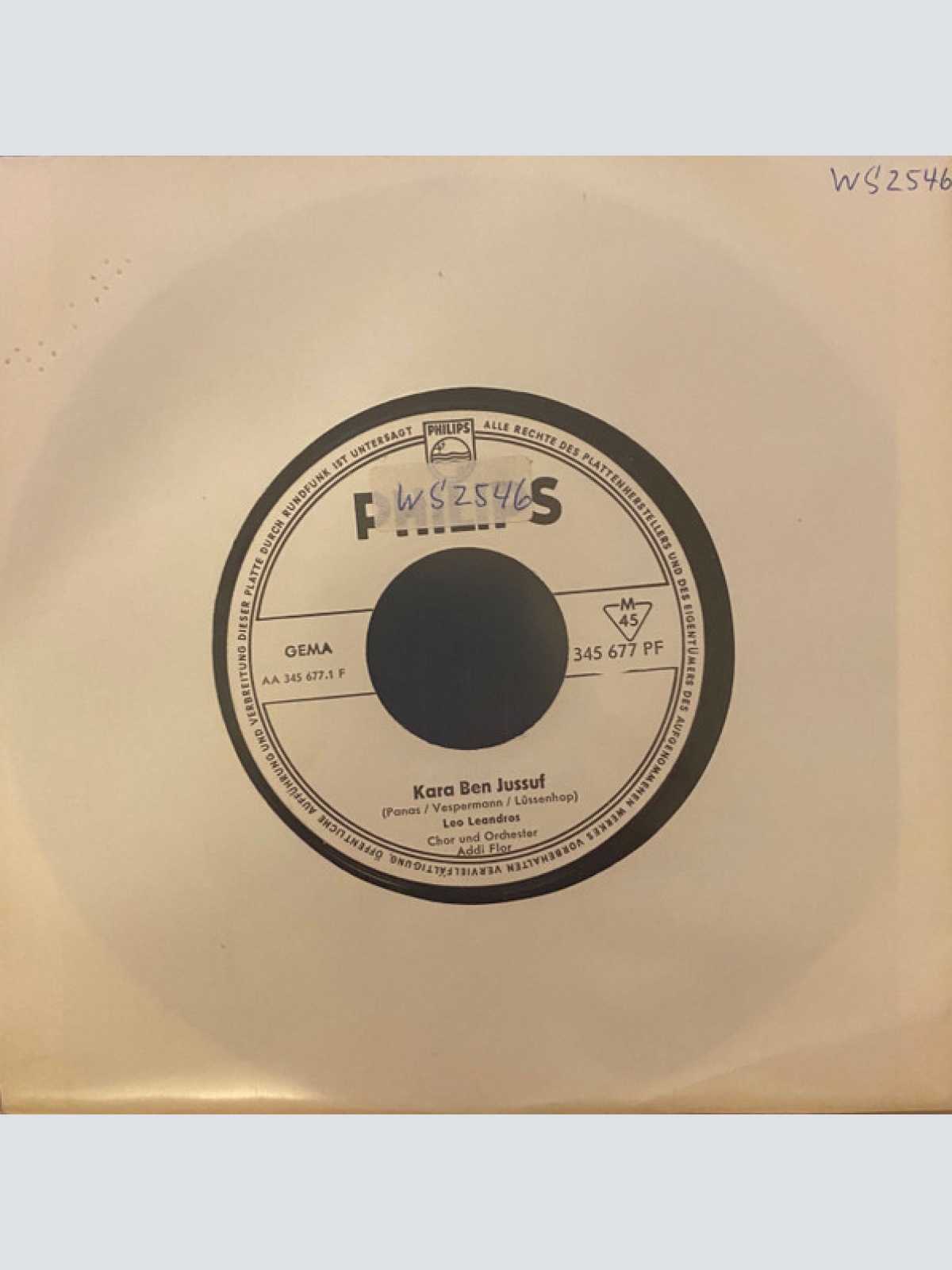 Vinyl / Leo Leandros - Kara Ben Jussuf / Jeder Weint Einmal