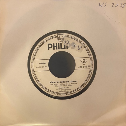 Vinyl / Gisela Marell - Nimm Es Nicht So Schwer / Ringe-Ringe-Don Juan