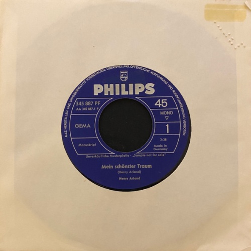 Vinyl / Henry Arland - Mein Schönster Traum / Club 66