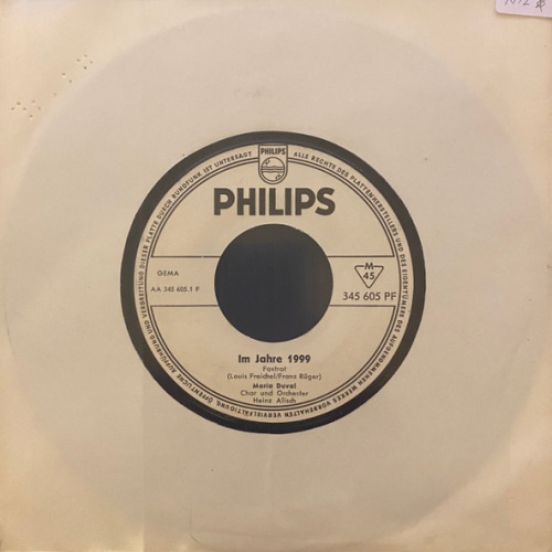 Vinyl / Maria Duval, Chor* Und Orchester Heinz Alisch - Im Jahre 1999 / Jonny, Ich Kenn' Alle Deine Fehler