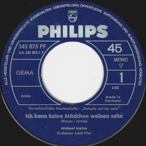 Vinyl / Michael Maien - Ich Kann Keine Mädchen Weinen Sehn