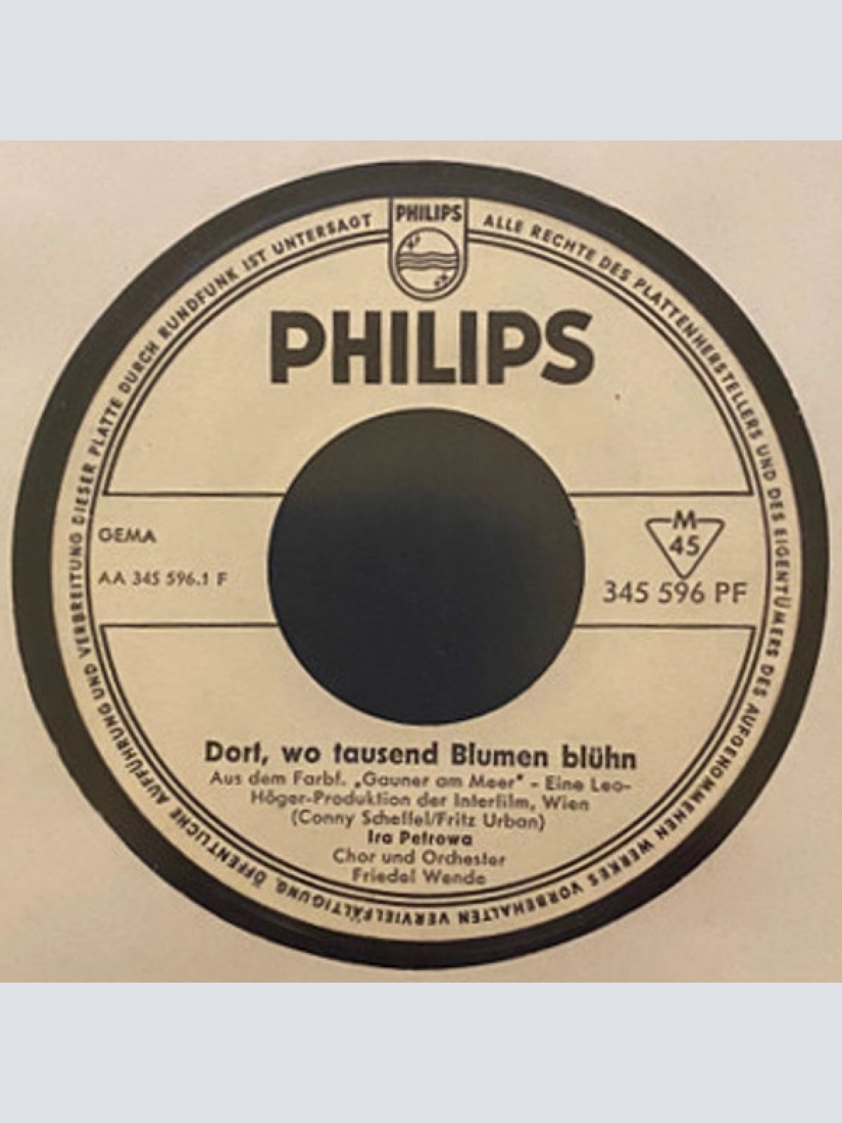 Vinyl / Ira Petrowa - Dort, Wo Tausend Blumen Blühn