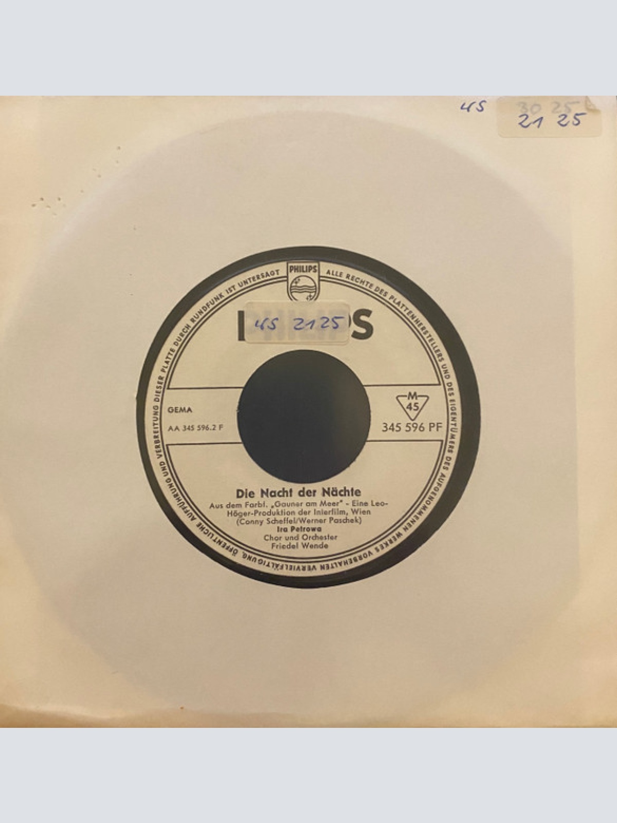 Vinyl / Ira Petrowa - Dort, Wo Tausend Blumen Blühn