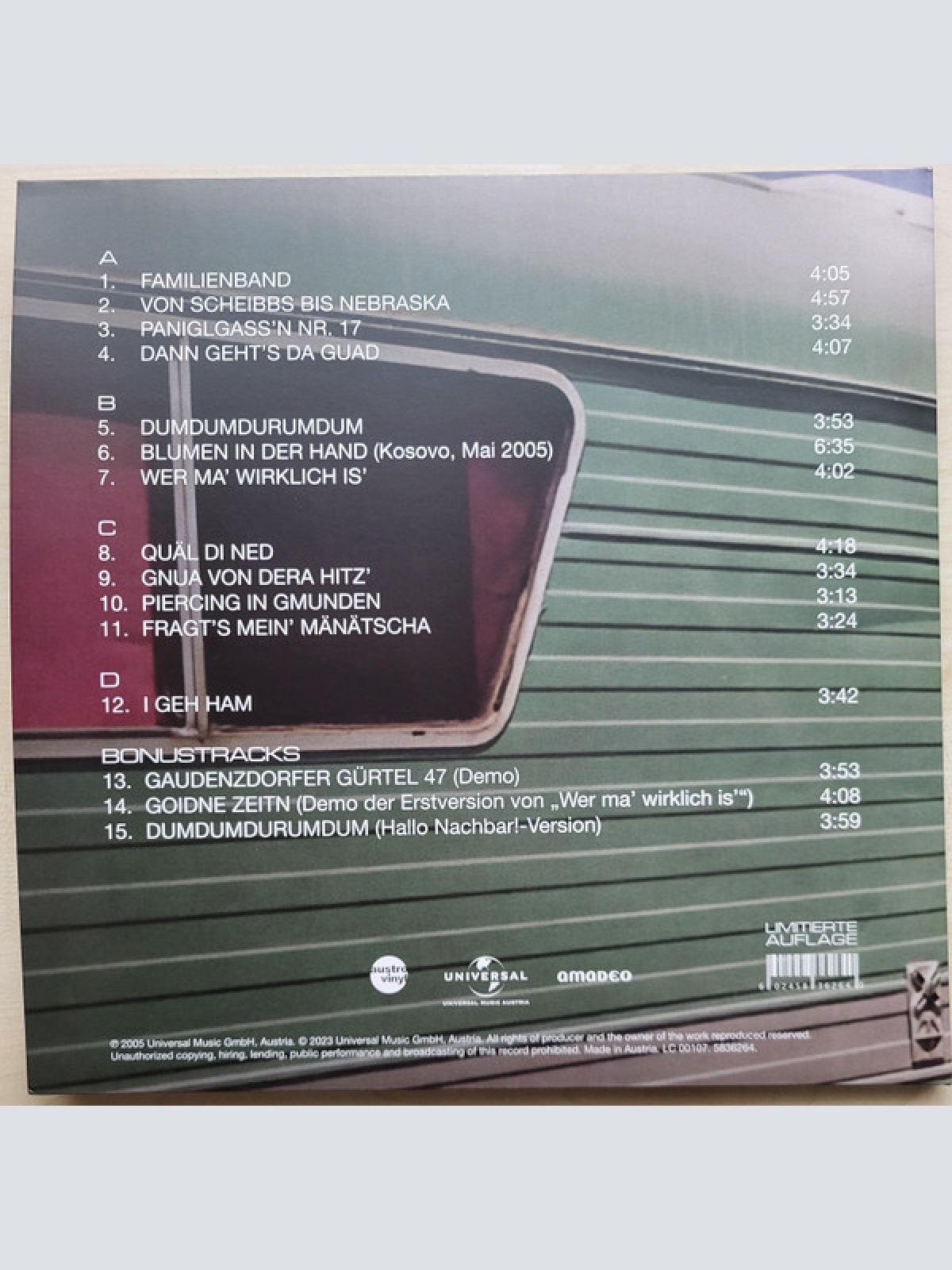 Vinyl / Georg Danzer - Von Scheibbs Bis Nebraska