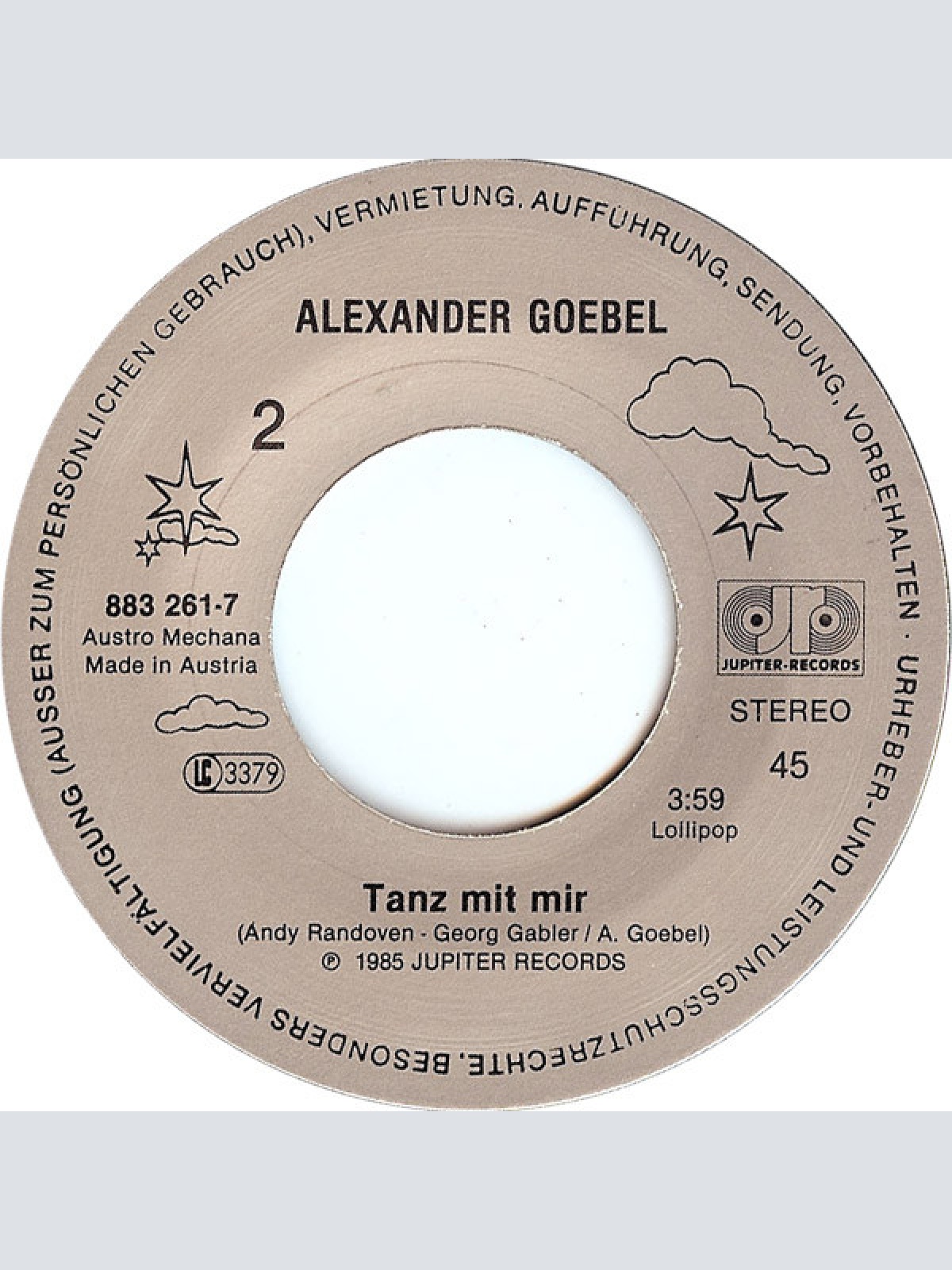 Vinyl / Alexander Goebel Und Band - Sisyphus / Tanz Mit Mir
