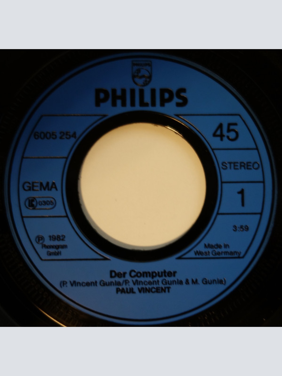 Vinyl / Paul Vincent - Der Computer