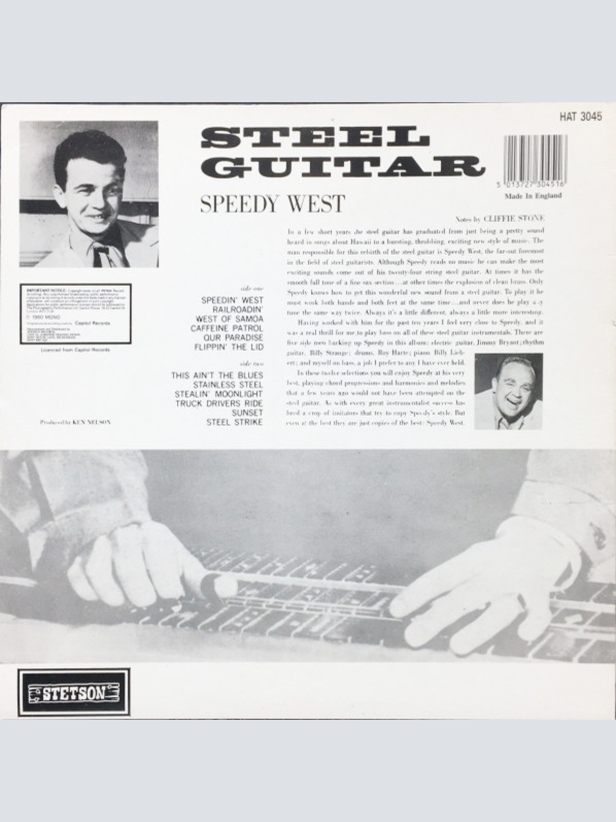 Vinyl / Speedy West - Steel Guitar