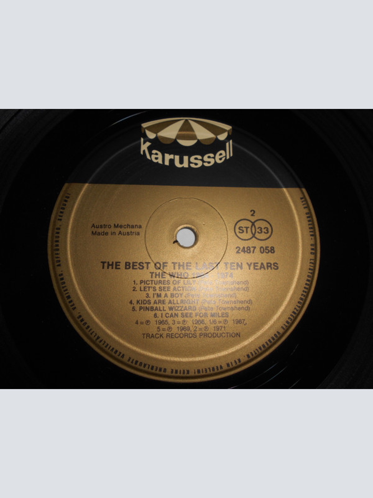 Vinyl / The Who - '64 - '74 / The Best Of The Last Ten Years