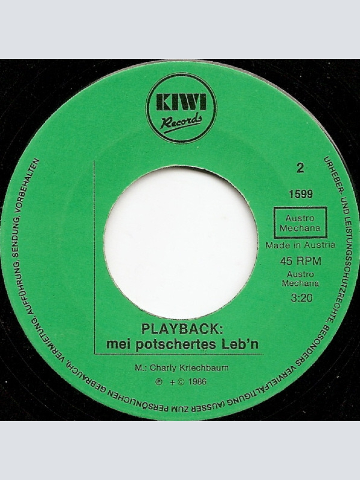 Vinyl / Hans Orsolics - Mei Potschertes Leb'n...