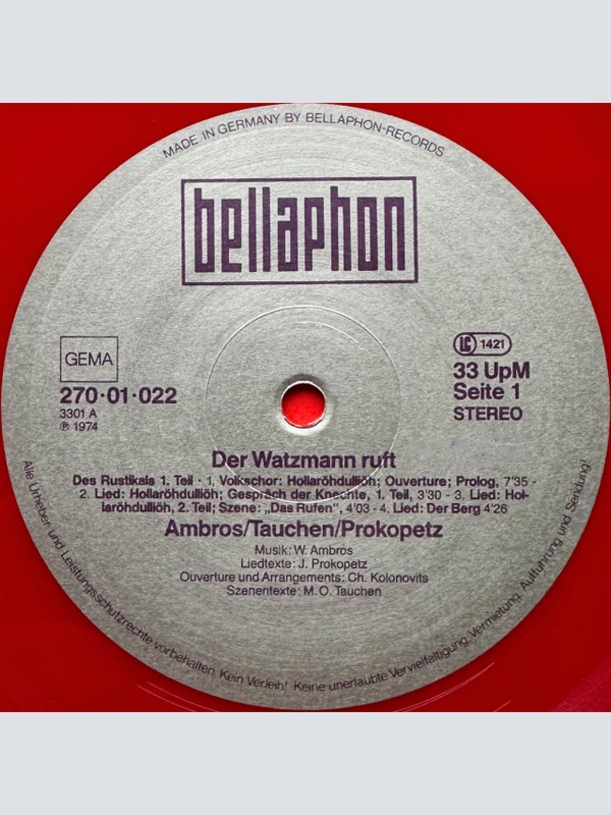 Vinyl / W. Ambros* - 1973-1983 Seine Größten Erfolge