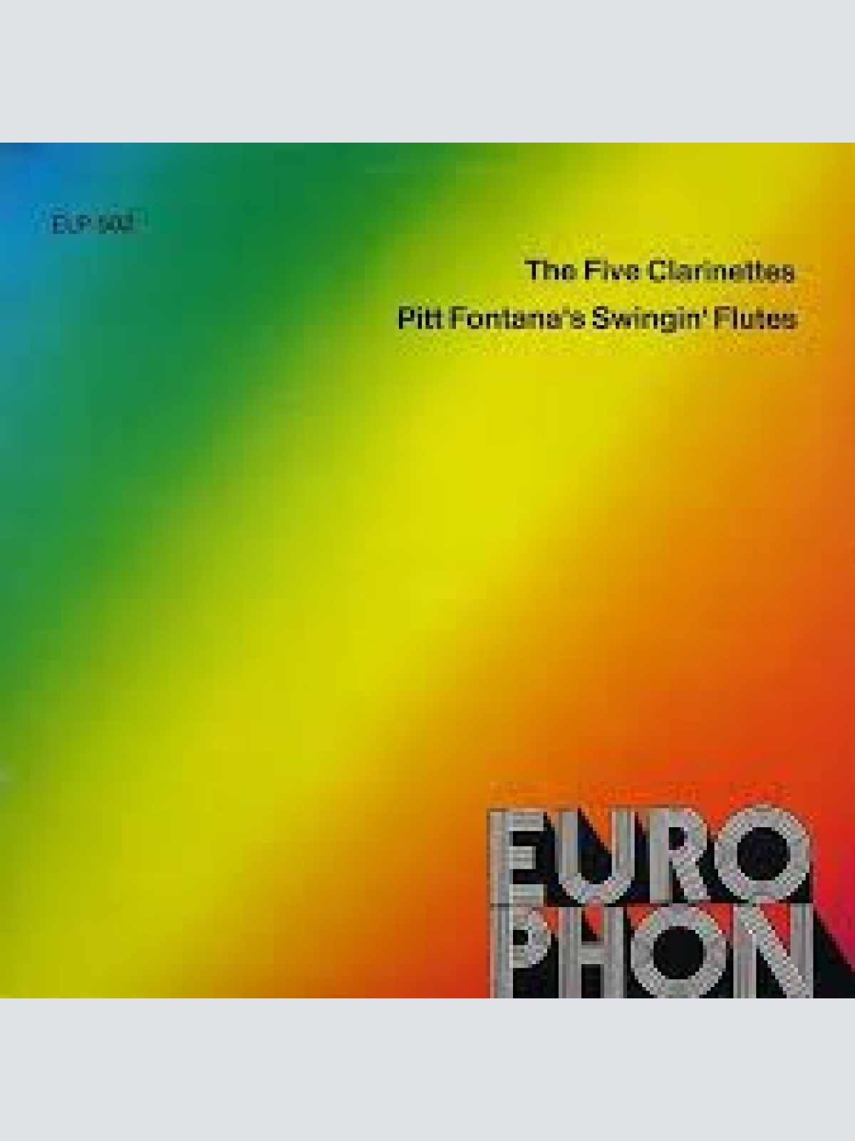 Vinyl / The Five Clarinettes / Pitt Fontana's Swingin' Flutes - Music For Television, Films & Radio