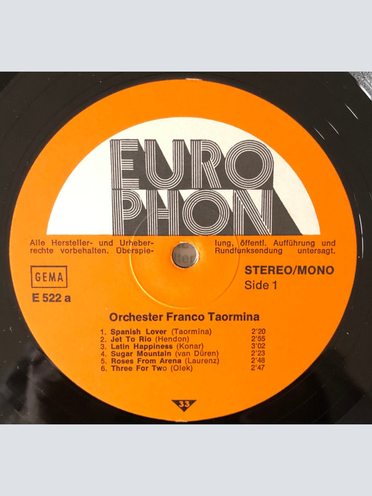 Vinyl / Orchester Franco Taormina, Orchester Monroe Dexter - Orchester Franco Taormina / Monroe Dexter