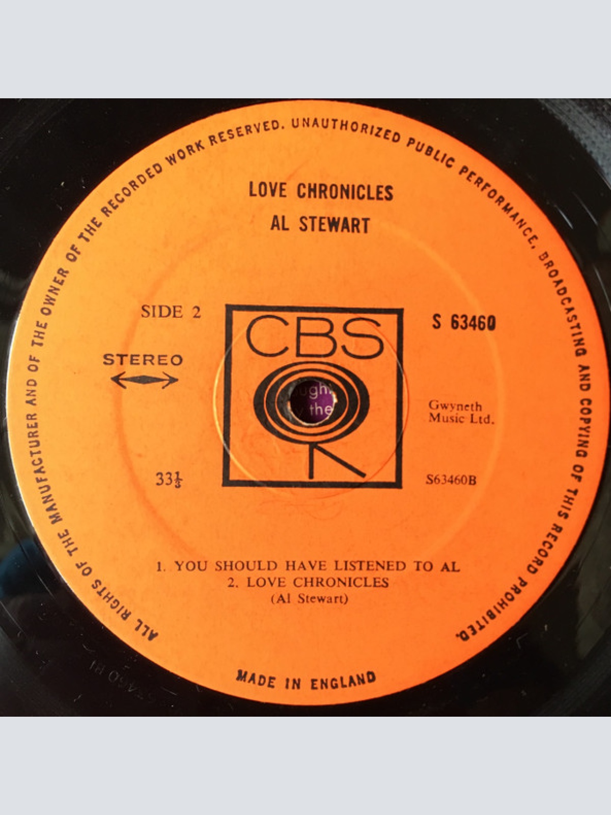 Vinyl / Al Stewart - Love Chronicles