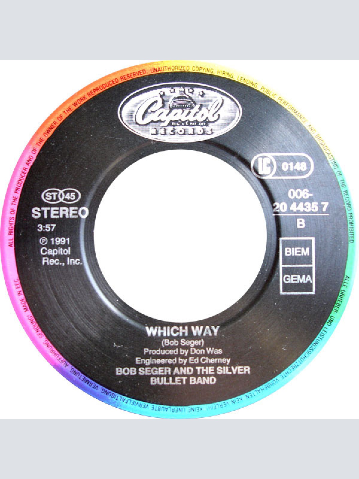 Vinyl / Bob Seger And The Silver Bullet Band - The Real Love