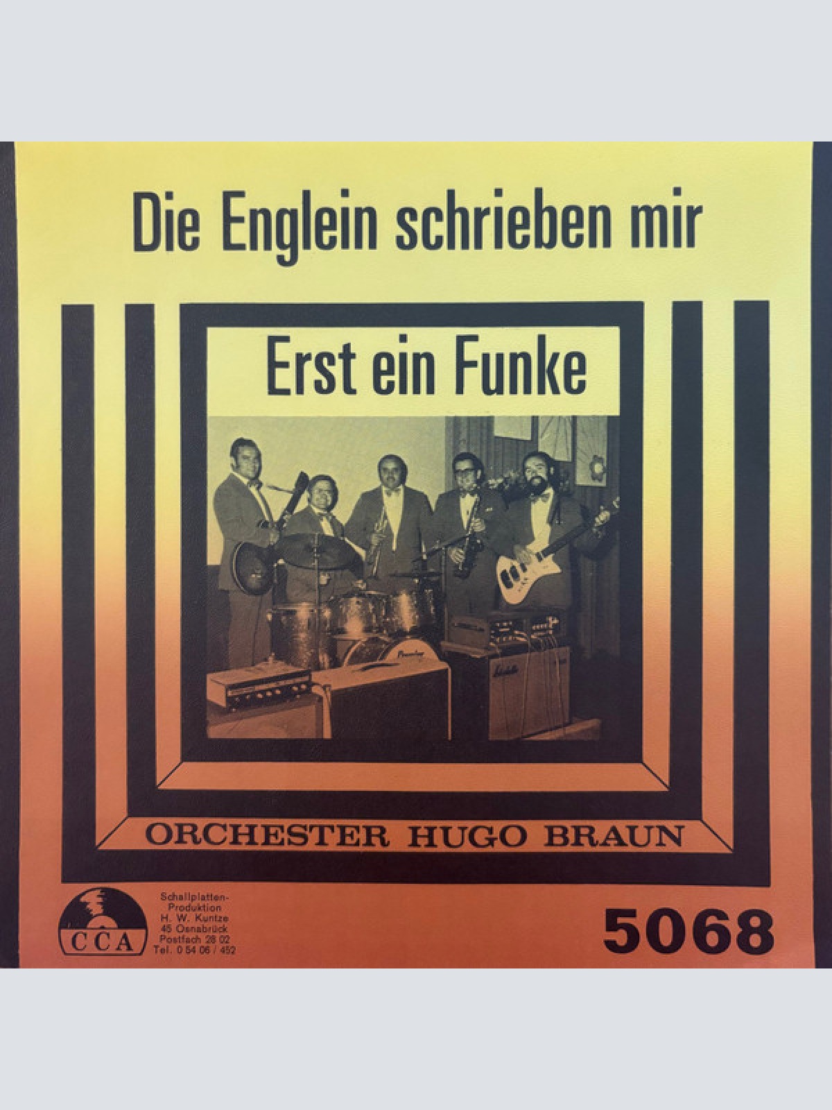 Vinyl / Orchester Hugo Braun - Die Englein Schrieben Mir