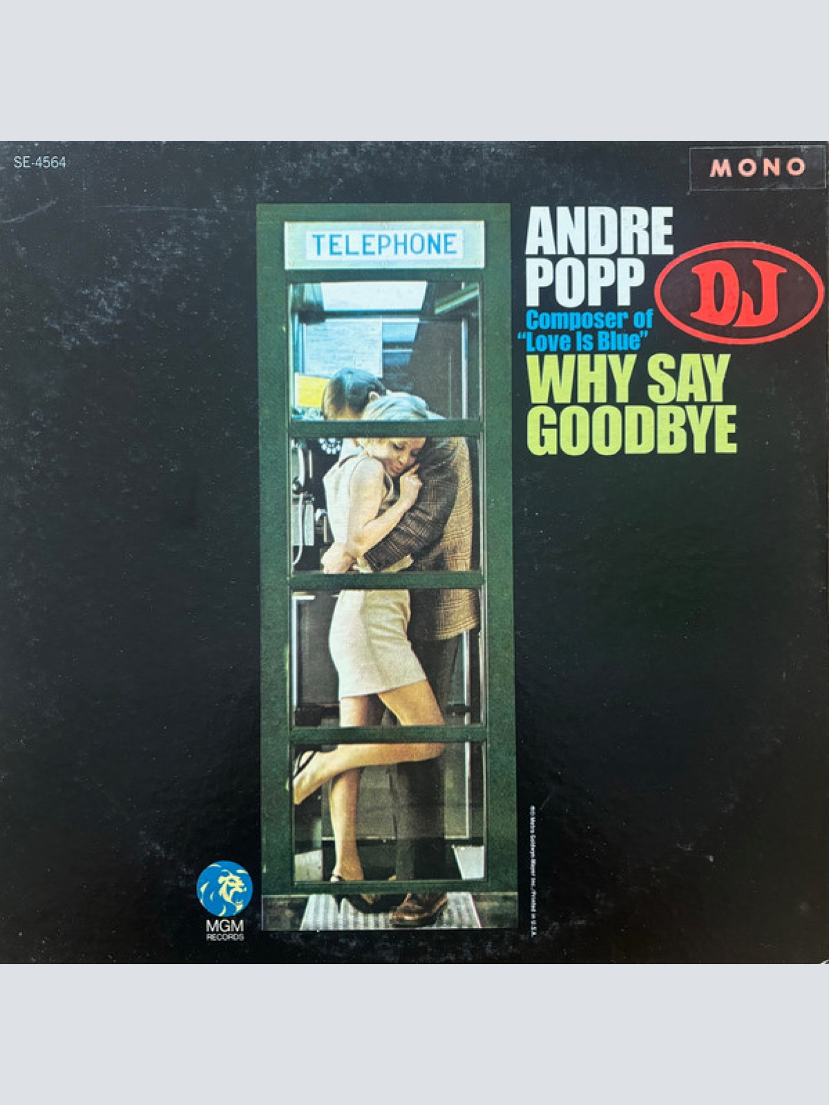 Vinyl / André Popp - Why Say Goodbye
