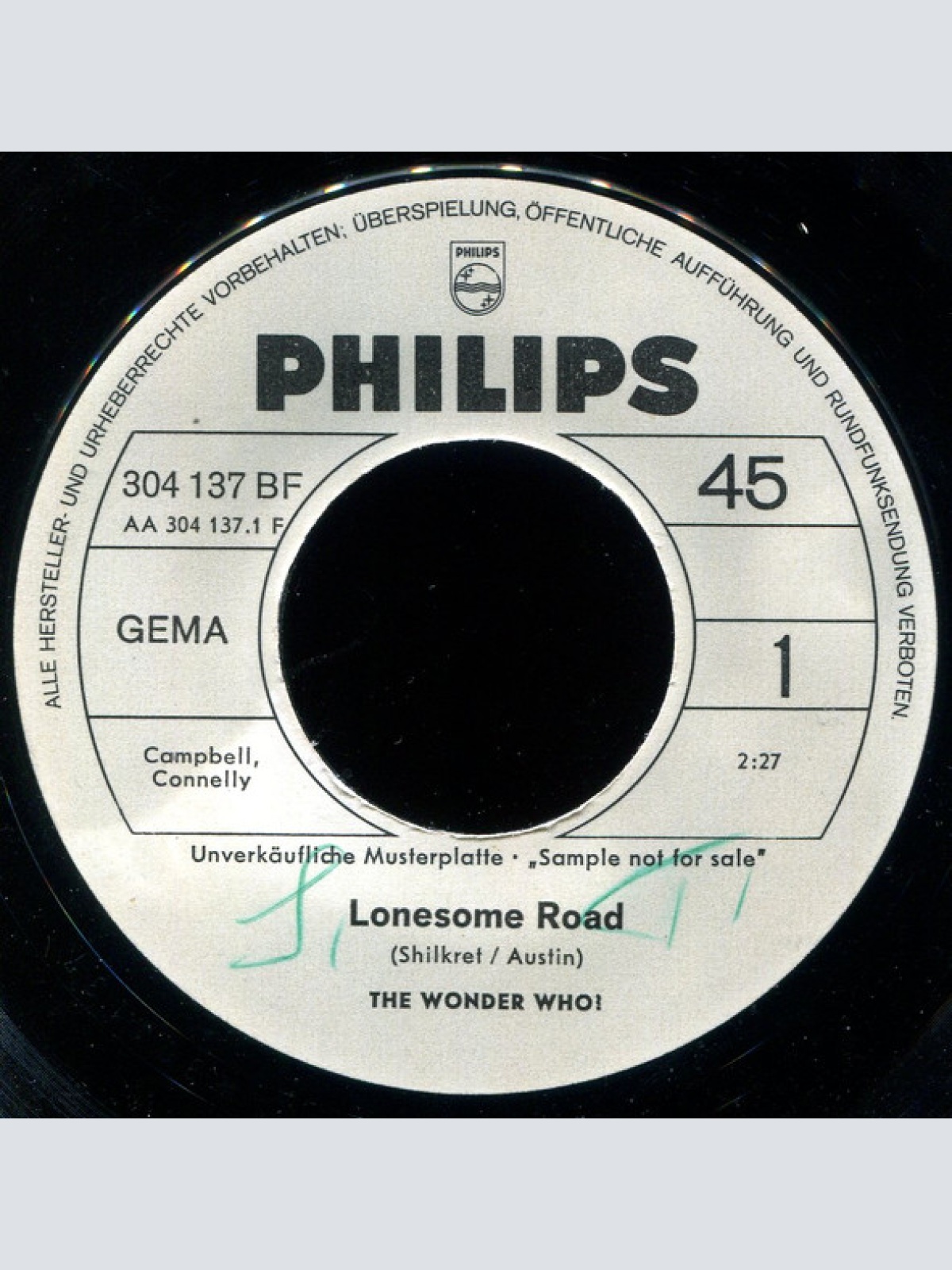 Vinyl / The Wonder Who? / The 4 Seasons* - Lonesome Road / Around And Around