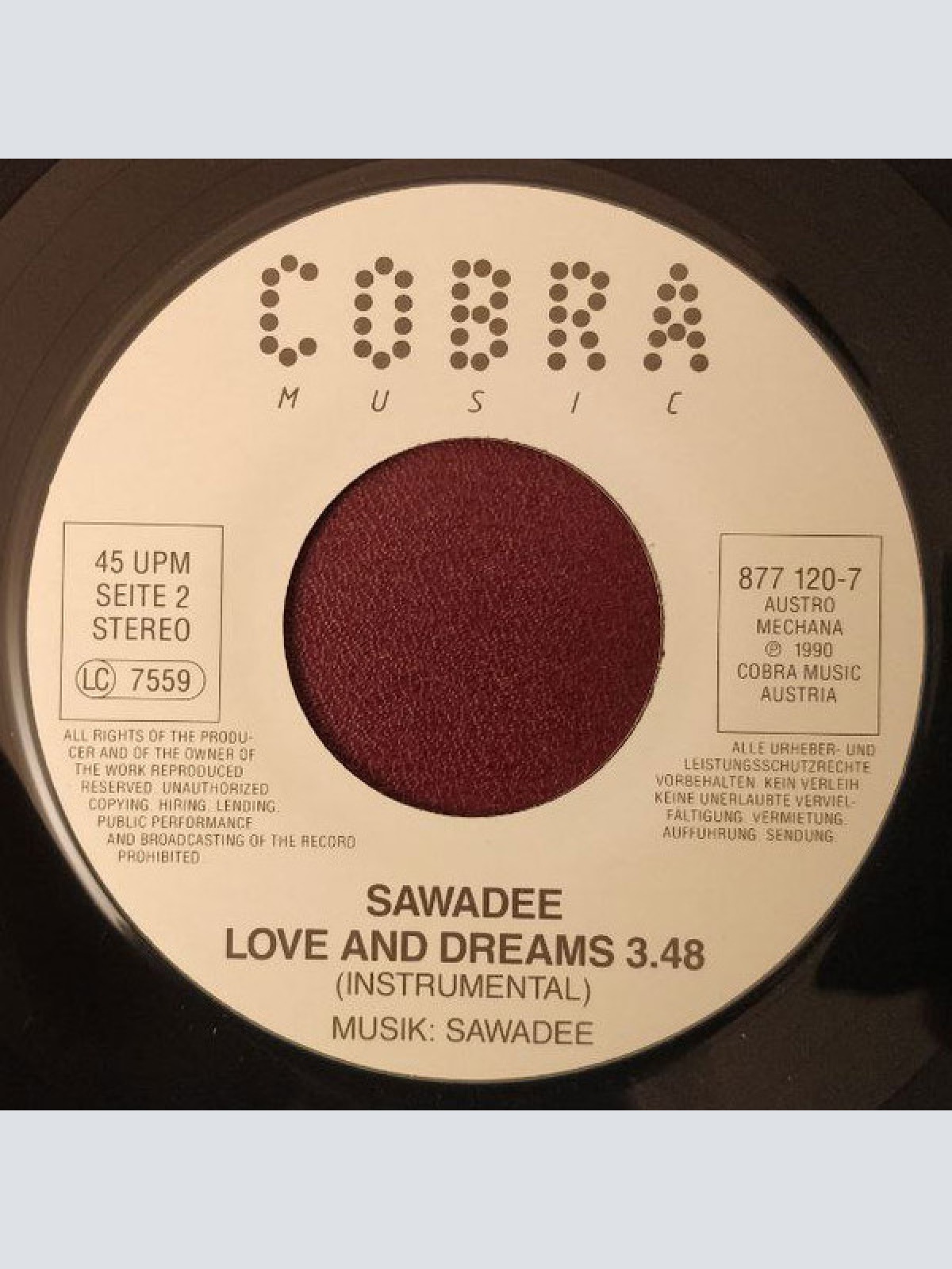 Vinyl / Sawadee - Love And Dreams