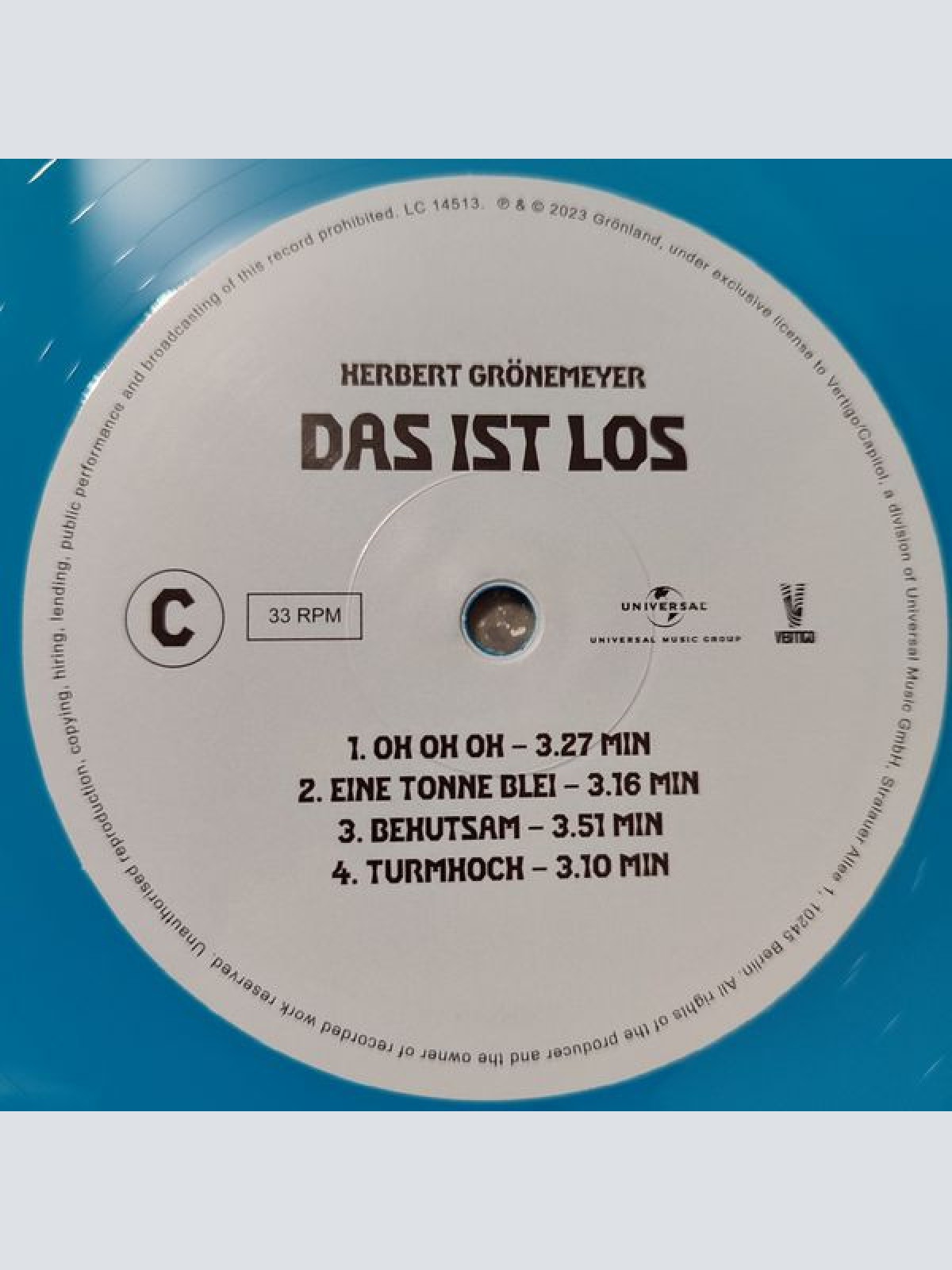 Vinyl / Herbert Grönemeyer - Das Ist Los