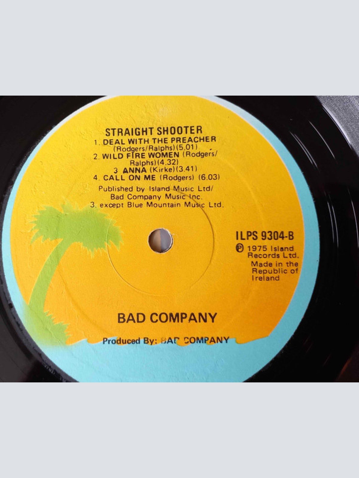Vinyl / Bad Company (3) - Straight Shooter
