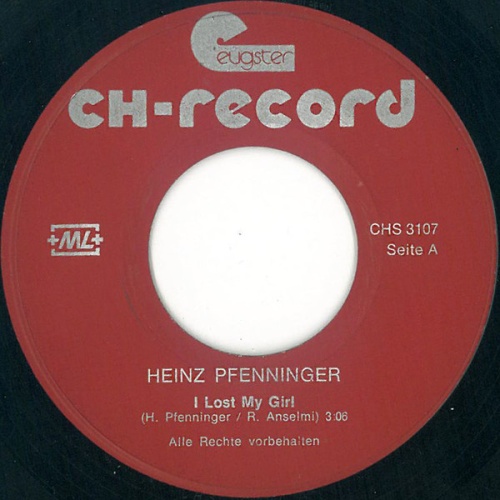 Vinyl / Heinz Pfenninger - I Lost My Girl