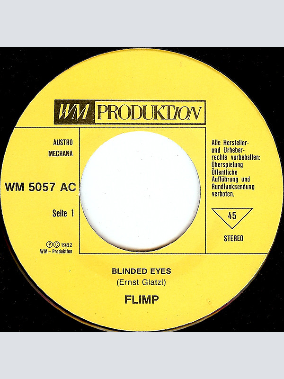 Vinyl / Flimp - Blinded Eyes / Memories