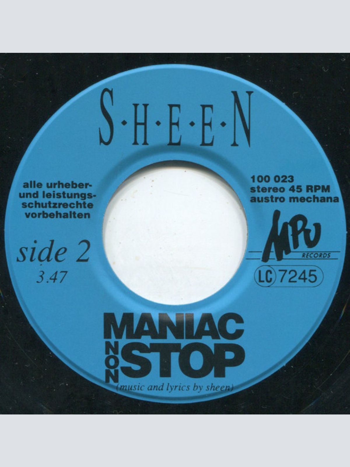 Vinyl / Sheen (10) - Flying To America