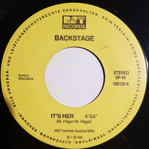 Vinyl / Backstage (4) - It's Her