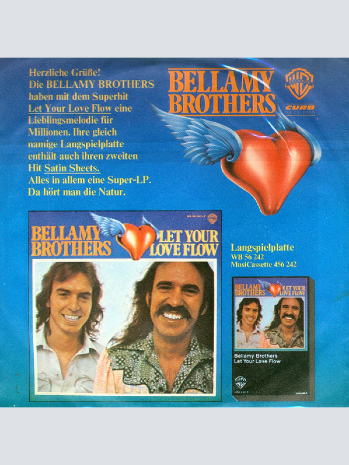 Vinyl / Bellamy Brothers - Satin Sheets / Hell Cat