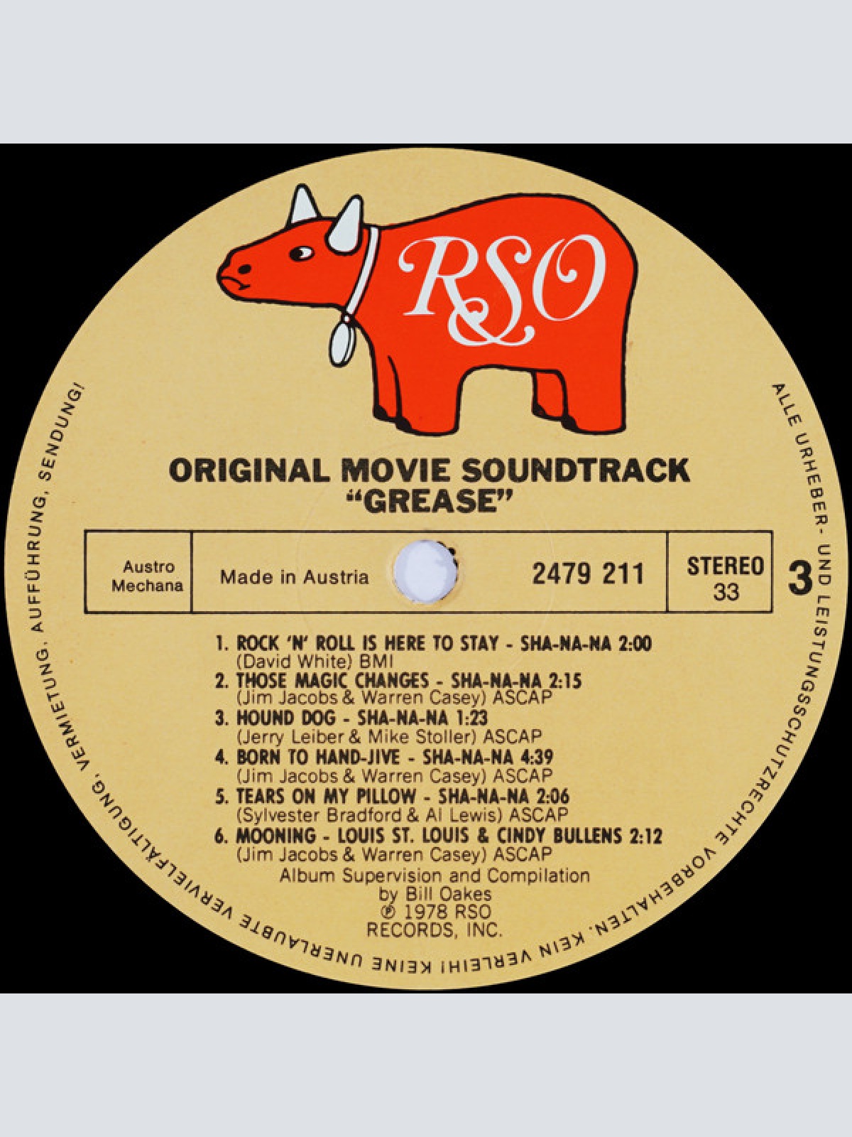 Vinyl / Various - Grease (The Original Soundtrack From The Motion Picture)