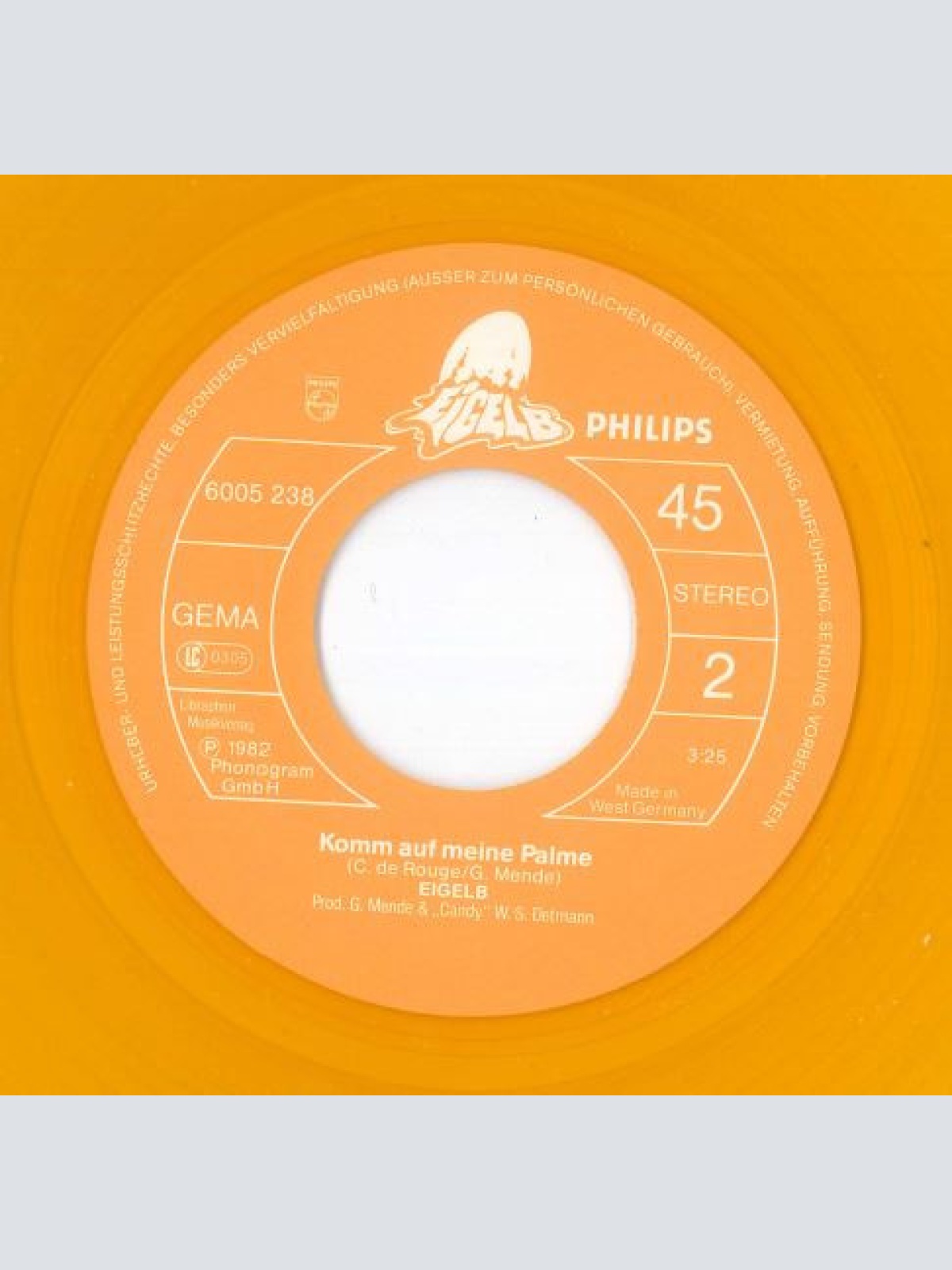 Vinyl / Eigelb (2) - Ich Bin Verrückt Nach Dir, Mein Kind