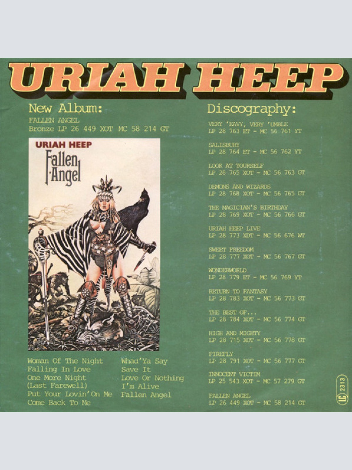 Vinyl / Uriah Heep - Come Back To Me