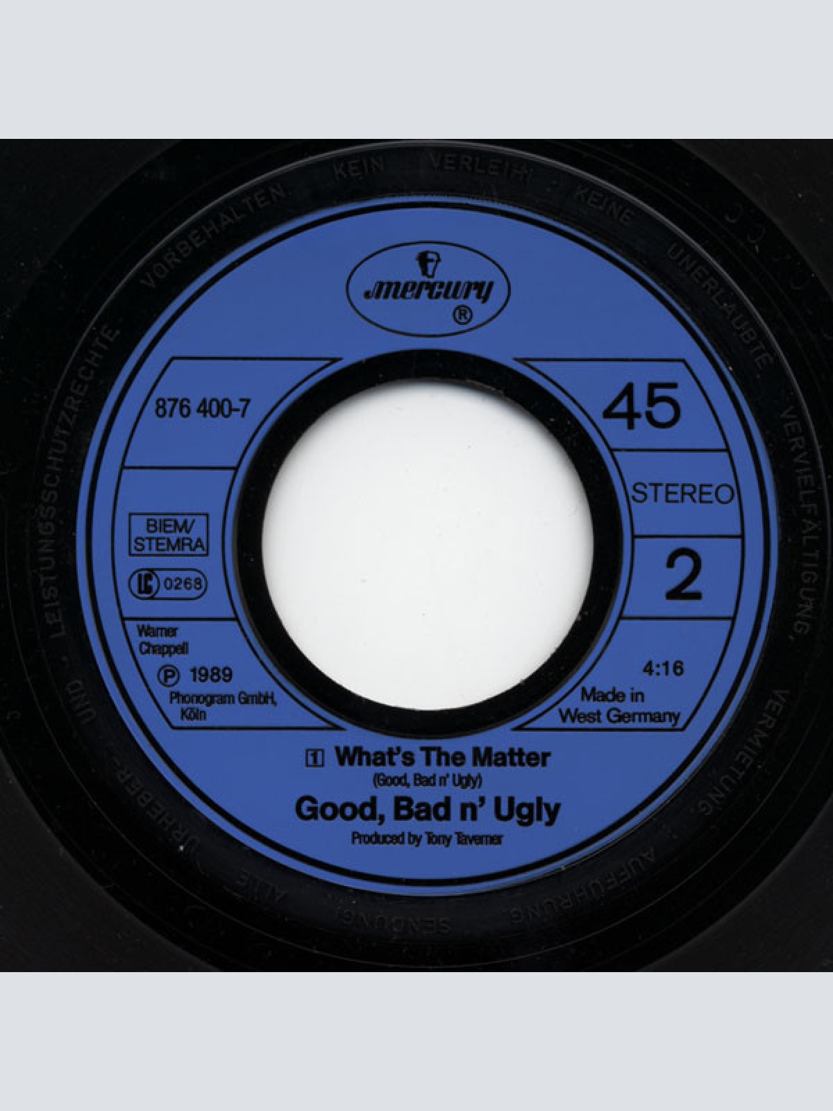 Vinyl / Good Bad N' Ugly* - You Better Look Twice