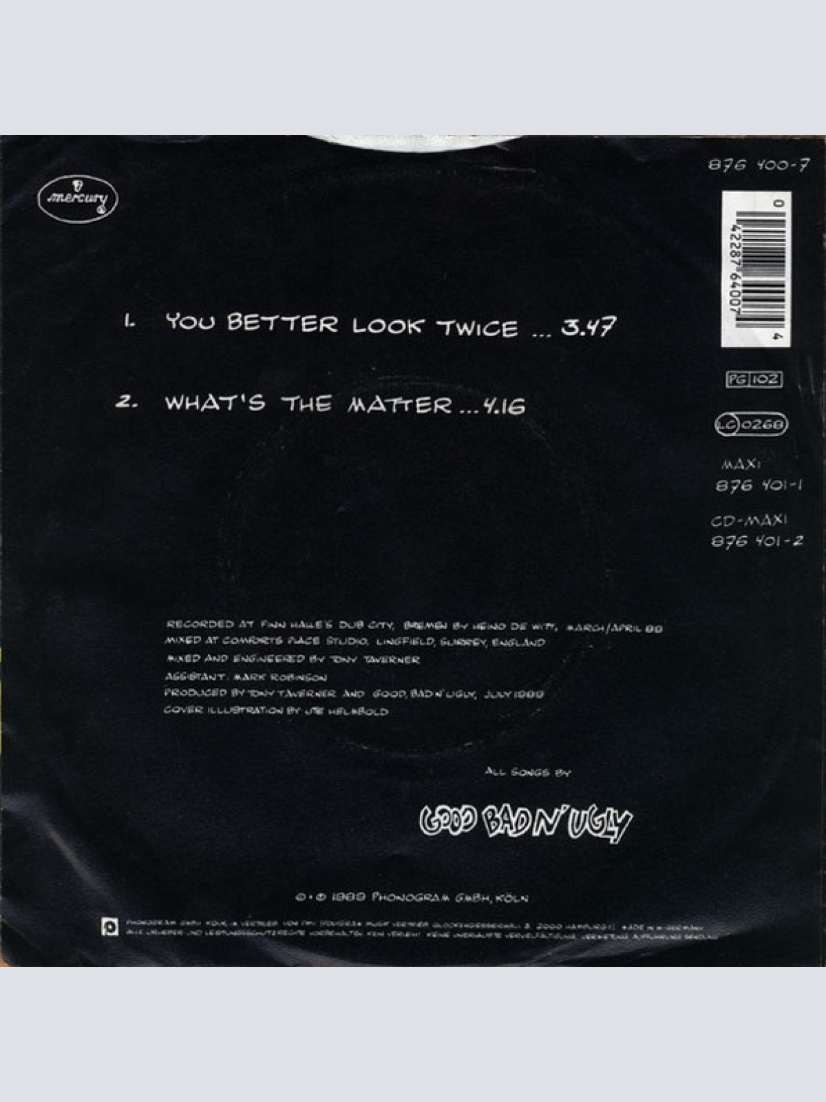 Vinyl / Good Bad N' Ugly* - You Better Look Twice