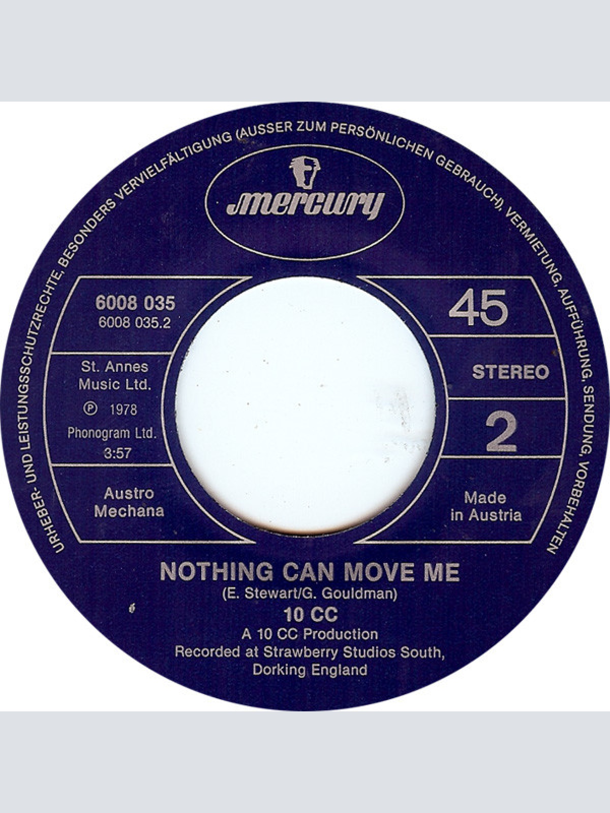 Vinyl / 10cc - Dreadlock Holiday