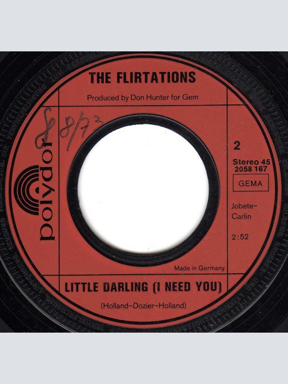 Vinyl / The Flirtations - Take Me In Your Arms And Love Me